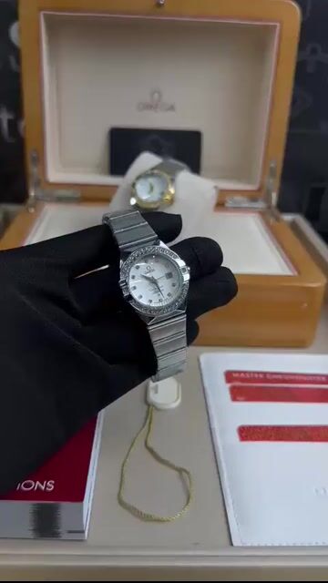 Video de Omega Constellation 30mm - AÇO/MOSTRADOR BRANCO