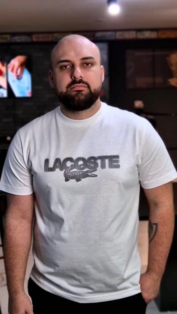 Video de Camiseta Lacoste TH9673 Off White