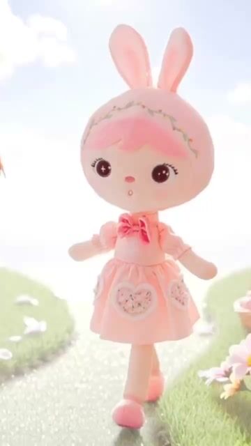 Video de METOO DOLL - BONECA KEPPEL 45CM COELHA LOLITA - ROSA