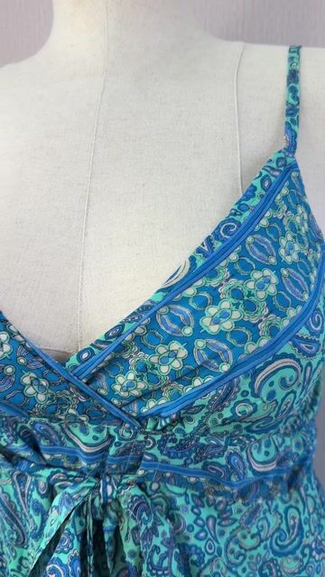 Video de Vestido Longo Boho Estampa Exclusiva – Tamanho Único