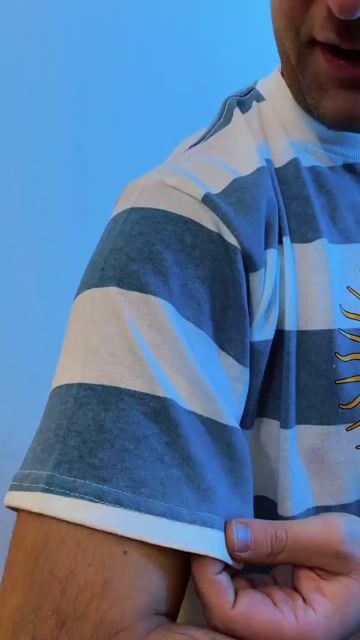 Video de Remera (ALGODON) Rayada - Sol de Mayo - (Hombre)