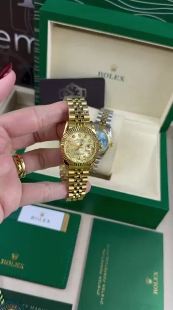 Video de Datejust 30mm - AÇ0 DOURADO/MOSTRADOR DOURADO