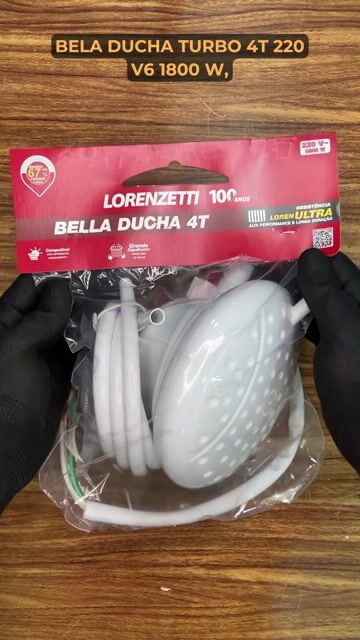 Vídeo de Bella Ducha Turbo 4T 220V 6800W - LORENZETTI