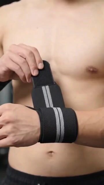 Video de Muñequeras Gym Elastica Musculacion Reforzadas Par Importada