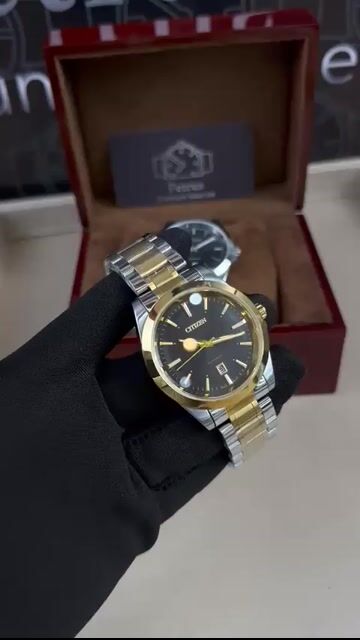 Video de Citizen 41mm - AÇO COM DOURADO/MOSTRADOR PRETO
