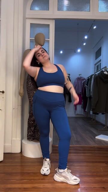 Video de Calza con bolsillos (Azul)