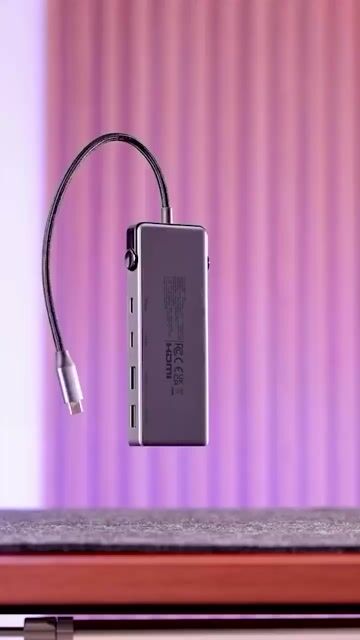 Video de HUB USB UGreen Adaptador Multipuerto 6 en 1, USB-A a USB-C, hasta 10 Gbps, HDMI 4K, PD 100w