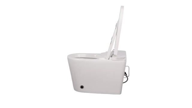 Vídeo de Vaso Sanitário Monobloco Smart Eletrônico em Porcelana Branco 110V 78x48x58 cm - La Bella Griffe