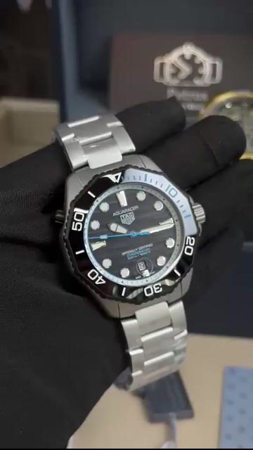 Video de TAG Heuer Aquaracer 43mm - AÇO/MOSTRADOR PRETO