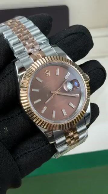 Video de Rolex Datejust - 40mm - Mostrador marrom