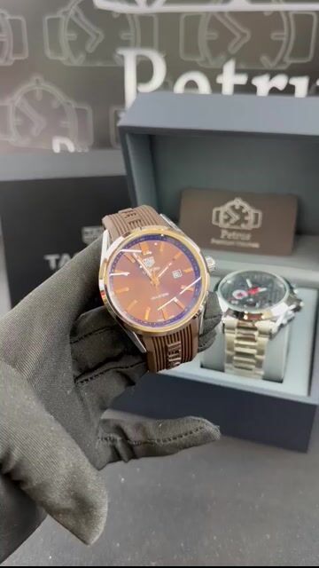 Video de TAG Heuer Carrera 44mm - AÇO/MOSTRADOR MARROM - SILICONE