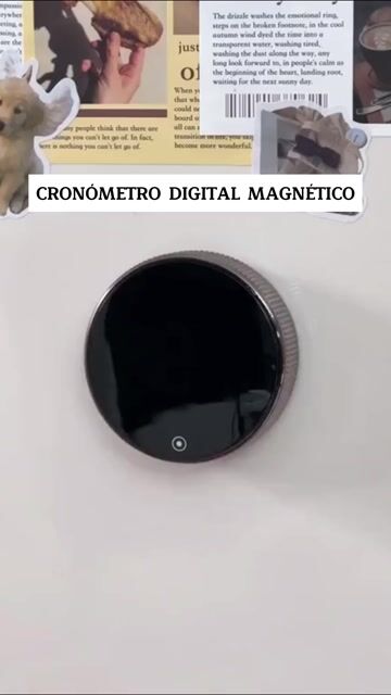 Video de Cronometro Digital Reloj Temporizador Magnetico Cocina Profesional Minutero Digital De Enfoque Para Gym Fitness Estudio Tareas Cuenta Regresiva Alarma