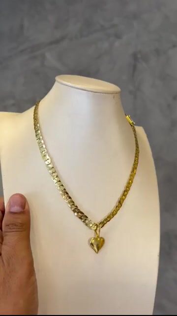 Video de Cordão e pingente feminino Laminado 5 mm