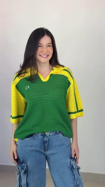 Video de BLUSA POLO BANDEIRA BRASIL