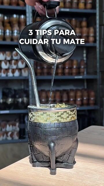 Video de Mate Imperial Croco Interior de Acero Inoxidable