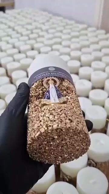 Video de Mini Vela Nossa Senhora Aparecida SEM CAIXA