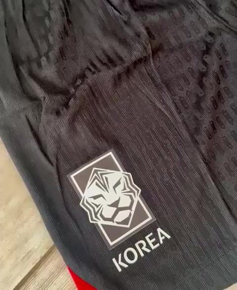 Video de SHORT COREA 2026/27 NEGRO - TELA JUGADOR