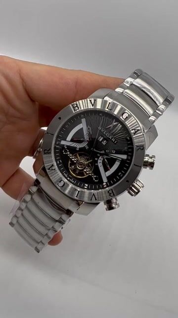 Video de Bvlgari Iron Man Tourbillon 47mm - AÇO/MOSTRADOR PRETO