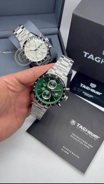 Vídeo de Carrera Relógio Premium Verde Masculino | CIA IMPORTADOS