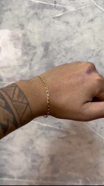 Video de Pulseira laminada 2 mm banhado a ouro