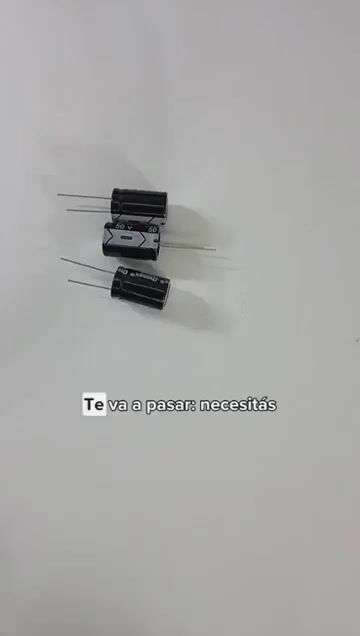 Video de Pack X6 Unidades Capacitor Electrolítico 2200uf 50v 16x25mm
