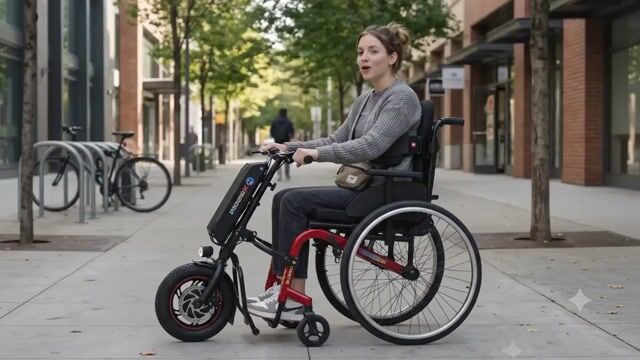 Video de HANDBIKE Eléctrico TRICYCLE para Sillas de Ruedas - Dispositivo de Tracción