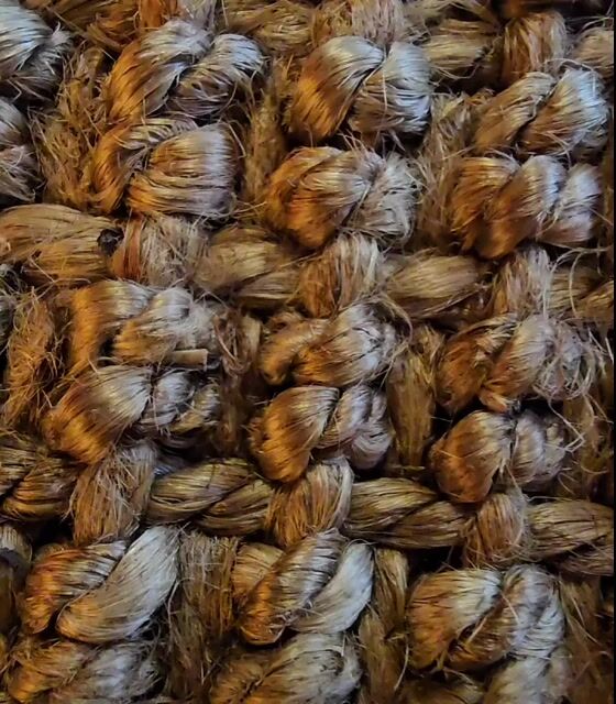 Video de Alfombra 1.20x1.80 Silver Nudo Premium Yute Natural -