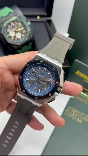 Video de Audemars Piguet Royal Oak Offshore 44mm - AÇO/MOSTRADOR AZUL - SILICONE