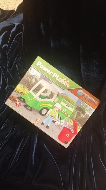 Video de Juego Camión de Limpieza Power Planet C/Muñeco Accesorios