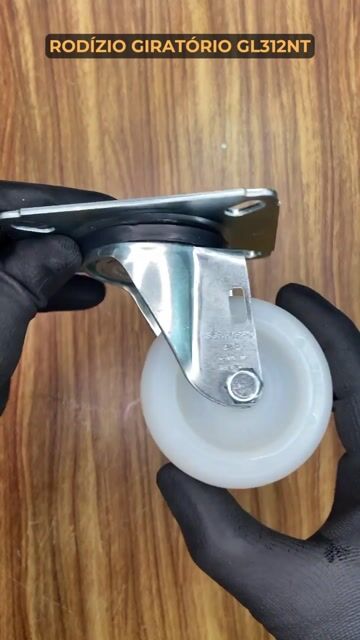 Vídeo de Rodízio Giratório Nylon até 150kg GL 312 NT - SCHIOPPA