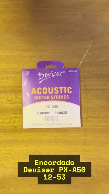 Video de Cuerdas para Guitarra Acústica Deviser PX-A50 Fósforo Bronce 12-53