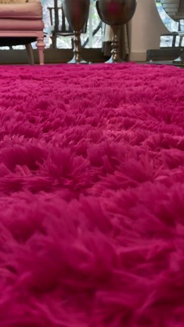 Video de Alfombra Fucsia Pelo largo 2x1.30