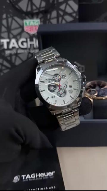 Video de TAG Heuer Mercedes-Benz 48mm - AÇO/MOSTRADOR BRANCO