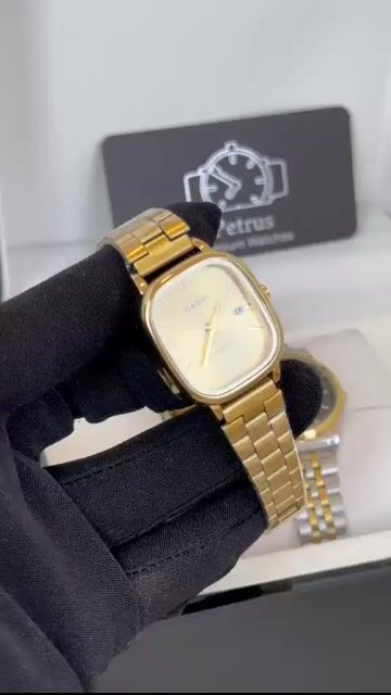 Video de Casio 28mm - AÇO DOURADO/MOSTRADOR DOURADO