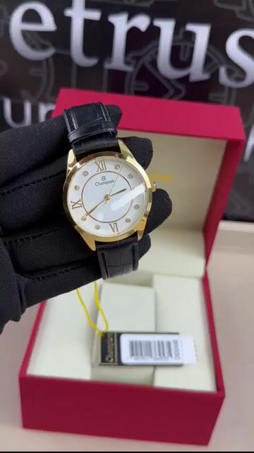 Video de Champion CN28268B 36mm - Aço dourado/Mostrador Branco