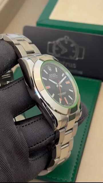 Video de Milgauss 40mm - AÇO/MOSTRADOR PRETO DETALHE EM VERDE