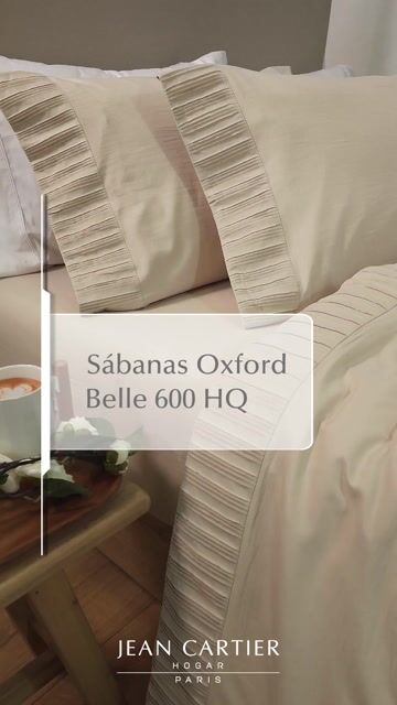 Video de Juego De Sabanas Oxford Belle 600HQ Queen Size -Jean Cartier-