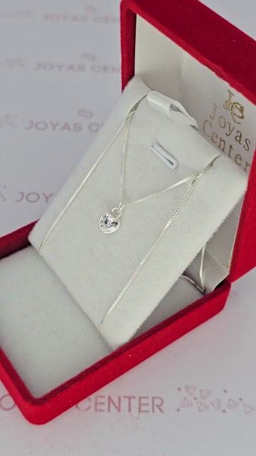 Video de Collar Plata 925 Veneciana 45 Cm Con Dije Corazón C2030