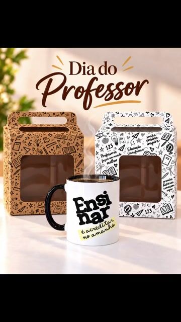 Video de Caneca Dia do Professor ☕ Um presente para quem transforma vidas | JJ Personalizados