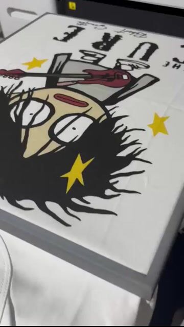 Video de Remera The Cure Robert Smith Dibujo