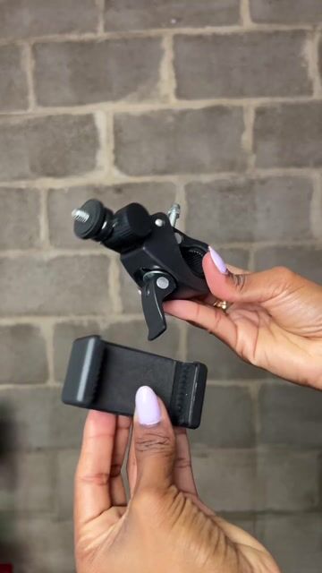 Video de Abrazadera 360° SM360 con soporte universal para celular y rosca 1/4”