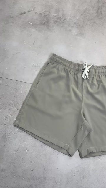 Video de Short Praia Tectel Canguru Clothing - Cinza Claro
