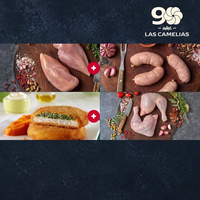 Video de Promo: Cuartos (3KG) + Pechuga (3KG) + Chorizo (1KG) + Medallón con espinaca (750G) + Envío Gratis