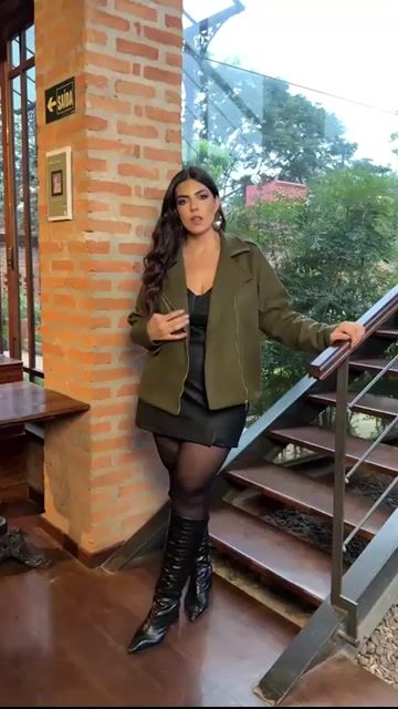 Video de Jaqueta Ziper Verde -2219