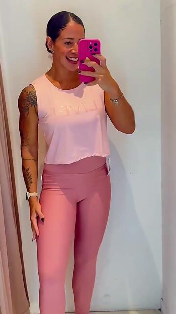 Vídeo de Cropped Regata Live Dryfit Premium - Rosa Bebê- G