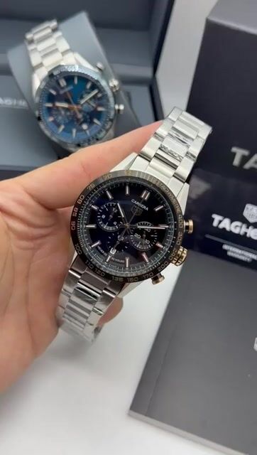 Video de TAG Heuer Carrera 44mm - AÇO/MOSTRADOR PRETO
