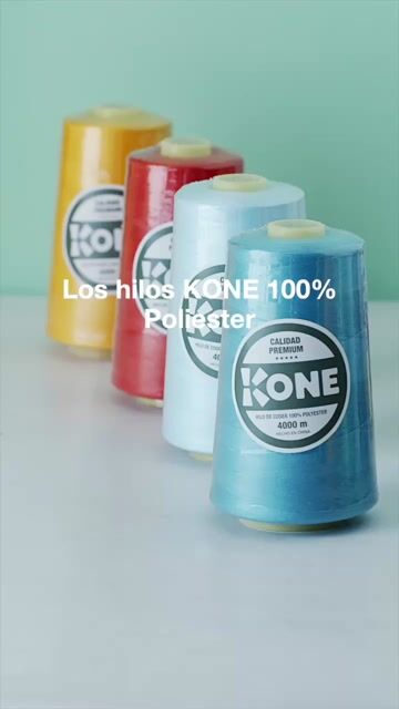 Video de Hilo Cono Poliester Marca Kone X 2000 Yardas