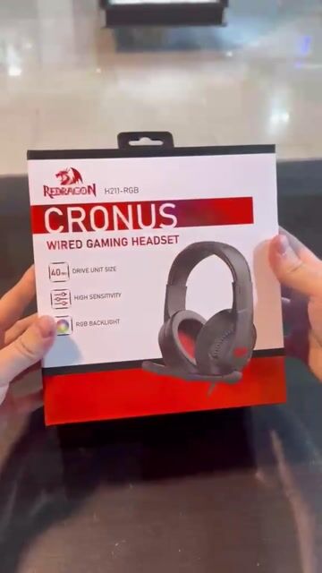 Video de auricularREDRAGON H211 CRONUS RGB