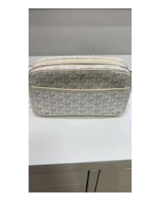 Vídeo de Bolsa Goyard Cap Vert Crossbody Bag White