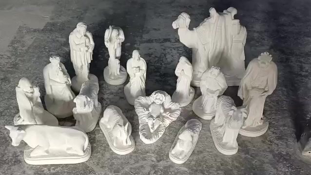 Video de PRESÉPIO AUSTRALIANO 17 PEÇAS - MÉDIA 35 CM